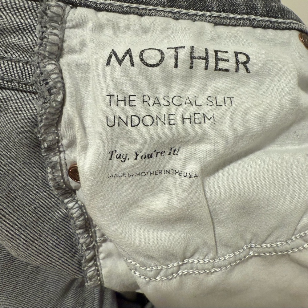 Mother The Rascal Slit Undone hem - Picture 6 of 6